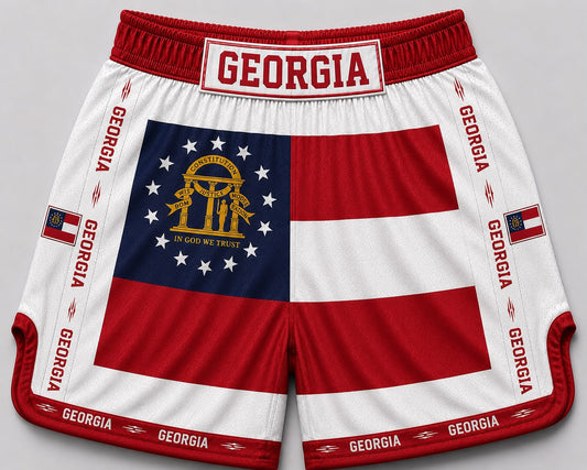 Georgia satin Muay Thai shorts