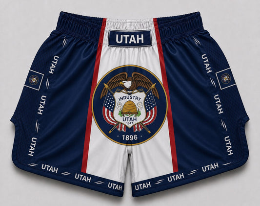 Utah satin Muay Thai shorts