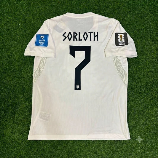 2026 WORLD CUP ALEXANDER SORLOTH TEAM NORWAY WHITE JERSEY