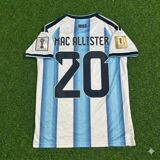 2026 WORLD CUP ALEXIS MAC ALLISTER TEAM ARGENTINA BLUE JERSEY