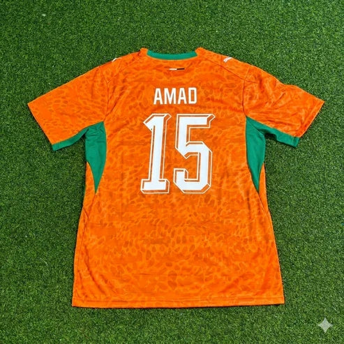 2026 WORLD CUP AMAD DIALLO TEAM IVORY COAST ORANGE JERSEY