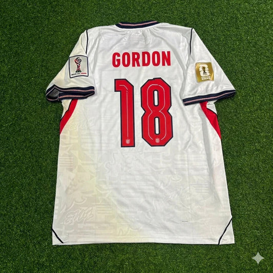 2026 WORLD CUP ANTHONY GORDON TEAM ENGLAND WHITE JERSEY