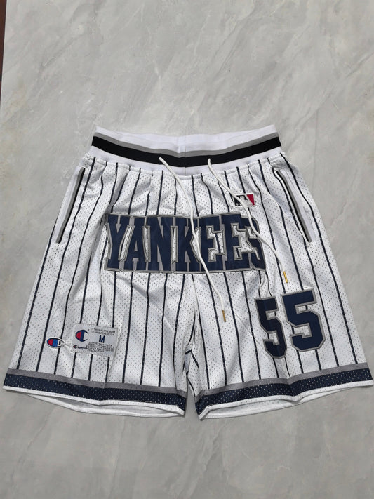 NEW YORK YANKEES WHITE SHORTS