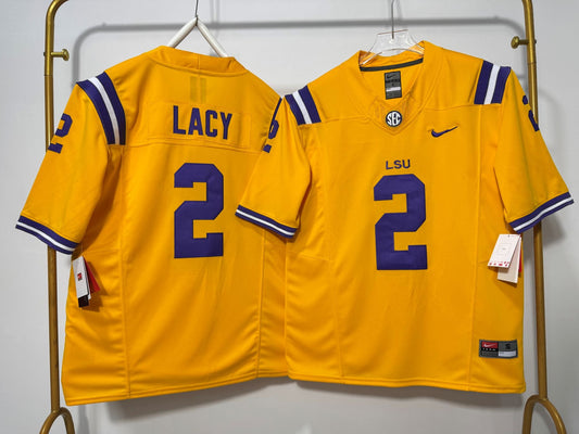 LSU TIGERS KYREN LACY GOLD JERSEY
