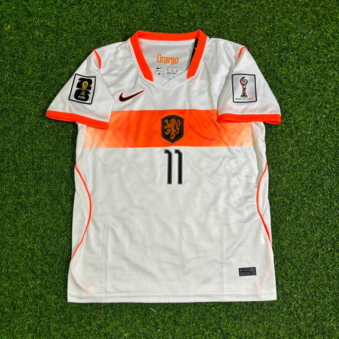 2026 WORLD CUP CODY GAKPO TEAM NETHERLANDS WHITE JERSEY
