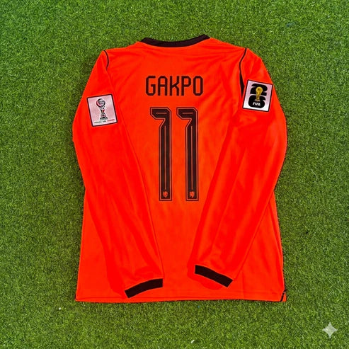 2026 WORLD CUP CODY GAKPO TEAM NETHERLANDS ORANGE JERSEY
