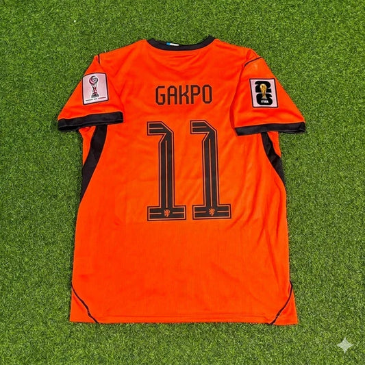 2026 WORLD CUP CODY GAKPO TEAM NETHERLANDS ORANGE JERSEY