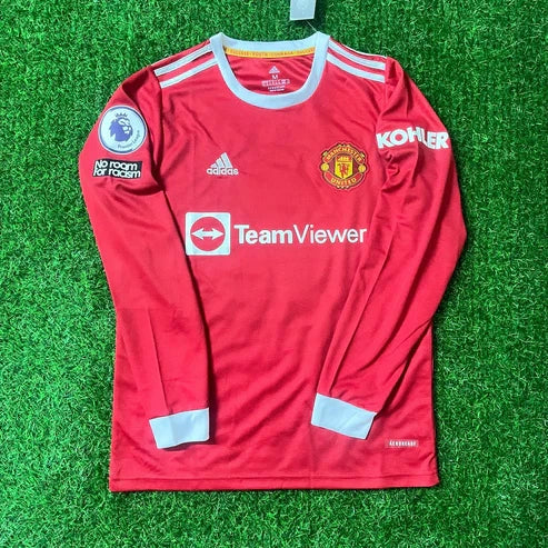 Cristiano Ronaldo Manchester United 2021 Retro Football Jersey Soccer Shirt