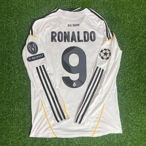 Cristiano Ronaldo Number 9 Debut White Soccer Jersey