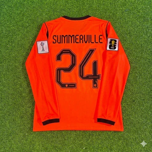 2026 WORLD CUP CRYSENCIO SUMMERVILLE TEAM NETHERLANDS ORANGE JERSEY