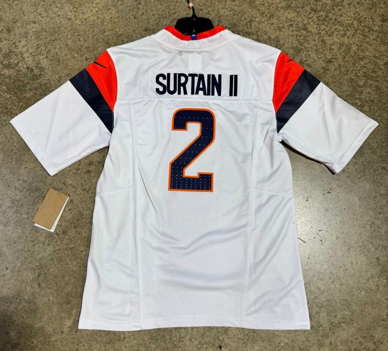 Patrick Surtain II White Denver Broncos Jersey