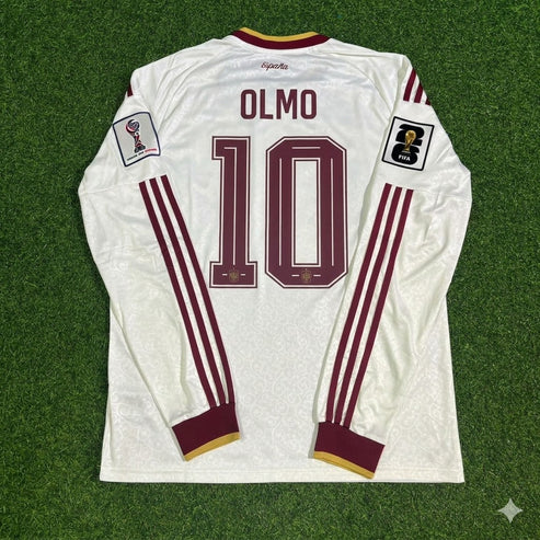 2026 WORLD CUP DANI OLMO TEAM SPAIN WHITE JERSEY
