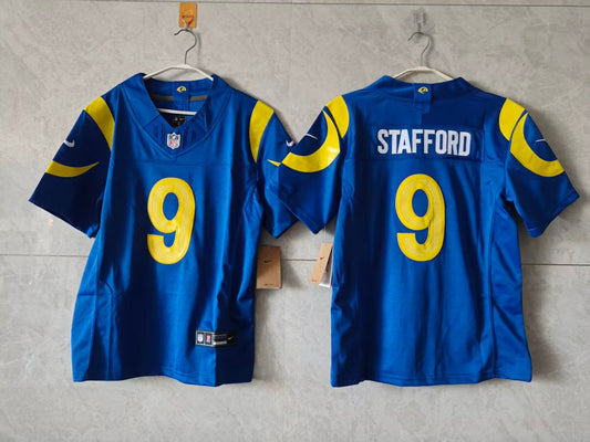 LOS ANGELES RAMS MATTHEW STAFFORD BLUE JERSEY