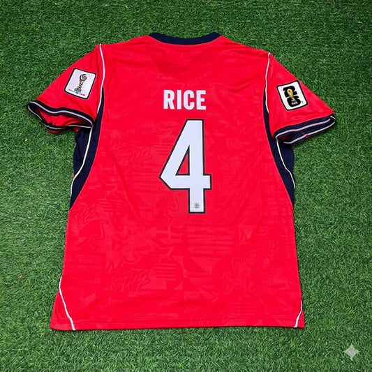 2026 WORLD CUP DECLAN RICE TEAM ENGLAND RED JERSEY