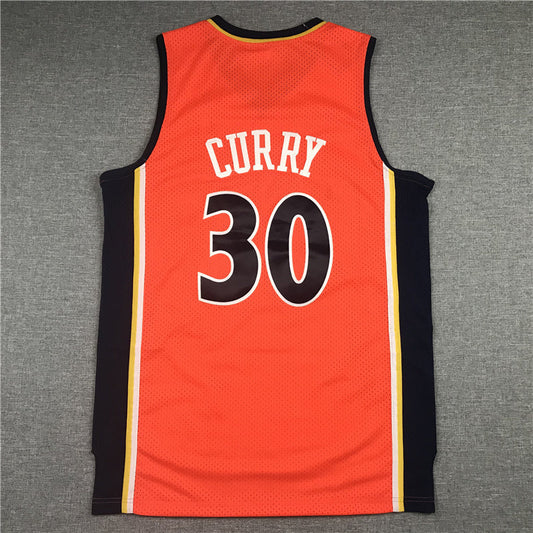 GOLDEN STATE WARRIORS STEPHEN CURRY ORANGE JERSEY