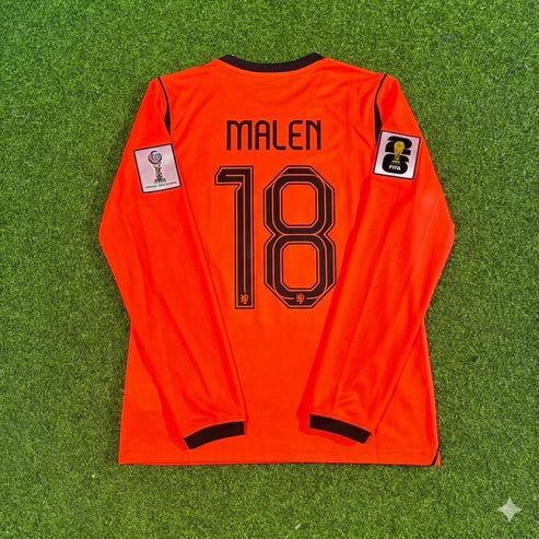 2026 WORLD CUP DONYELL MALEN TEAM NETHERLANDS ORANGE JERSEY