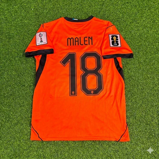 2026 WORLD CUP DONYELL MALEN TEAM NETHERLANDS ORANGE JERSEY