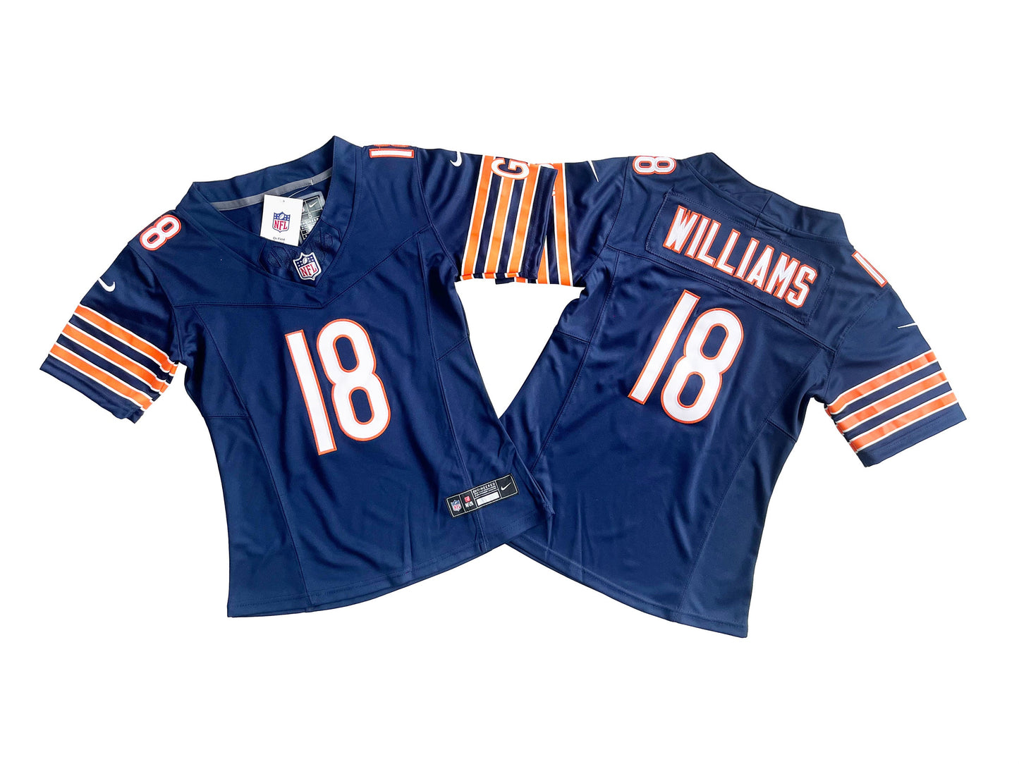 CHICAGO BEARS CALEB WILLIAMS BLUE JERSEYS