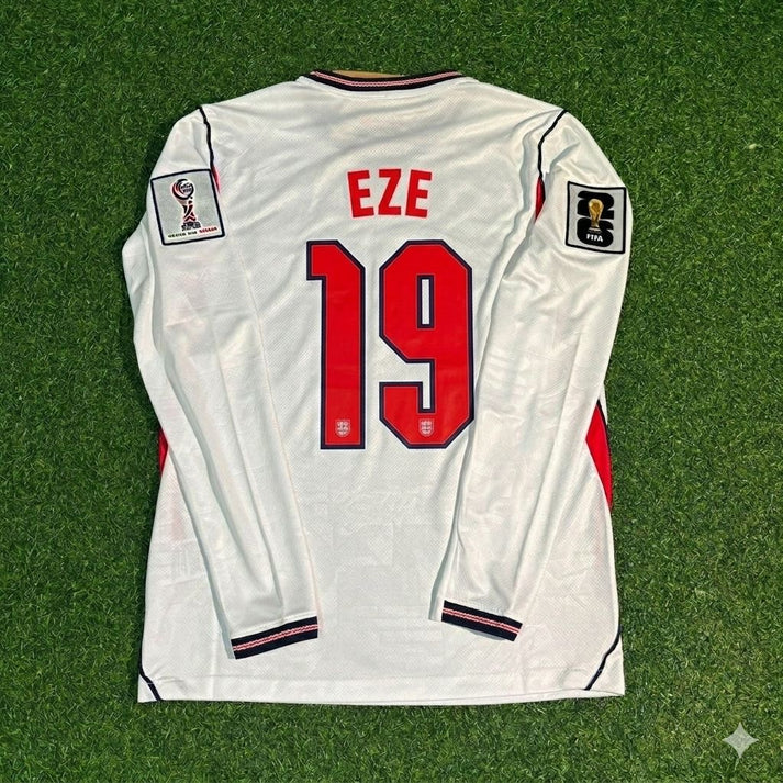 2026 WORLD CUP EBERECHI EZE TEAM ENGLAND WHITE JERSEY