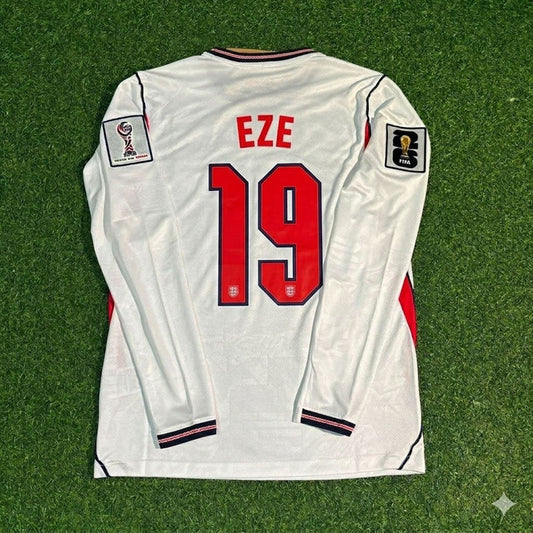 2026 WORLD CUP EBERECHI EZE TEAM ENGLAND WHITE JERSEY