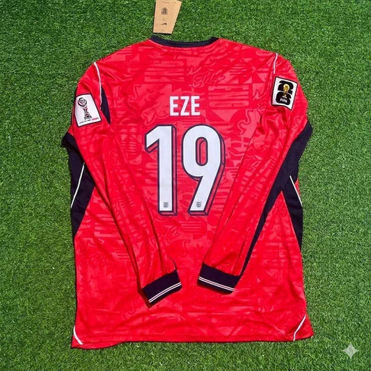 2026 WORLD CUP EBERECHI EZE TEAM ENGLAND RED JERSEY
