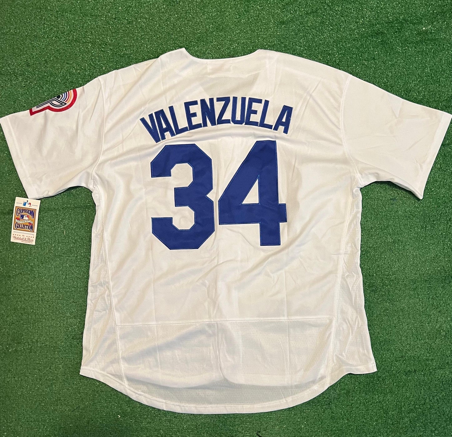 Fernando Valenzuela White Los Angeles Dodgers Jersey