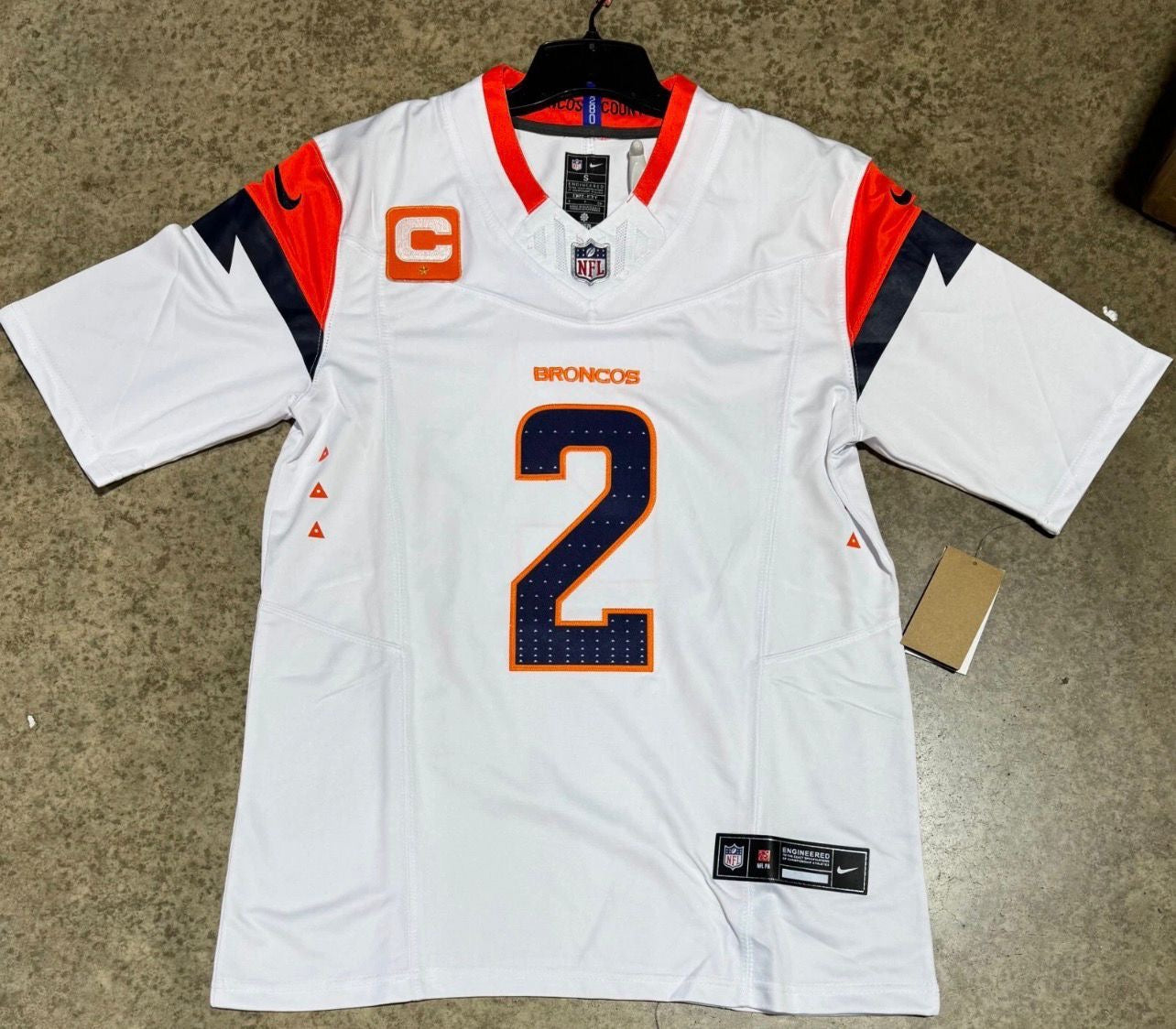 Patrick Surtain II White Denver Broncos Jersey