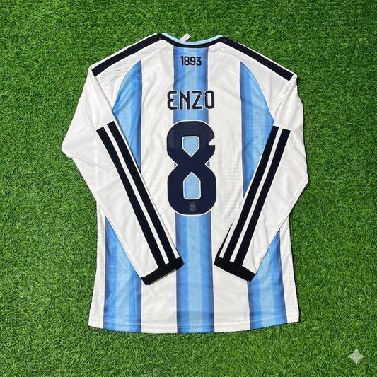 2026 WORLD CUP ENZO FERNANDEZ TEAM ARGENTINA BLUE JERSEY