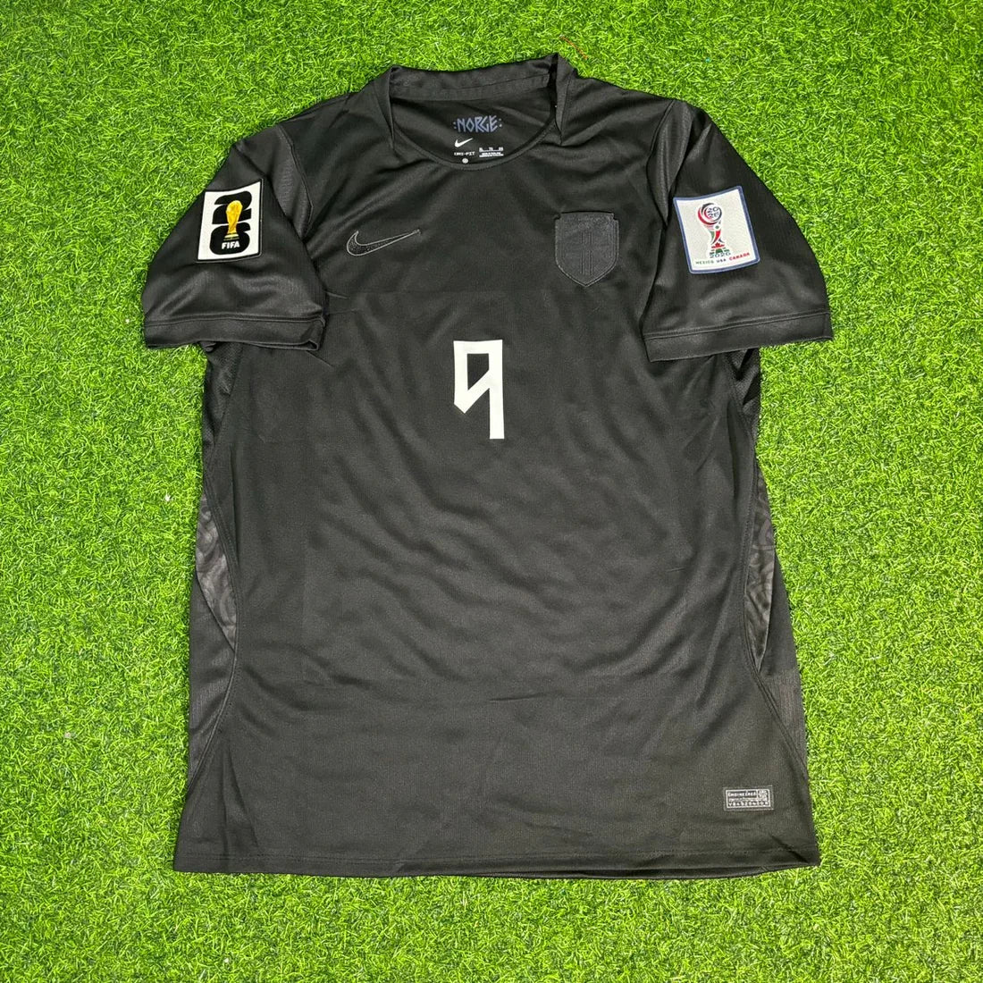 2026 WORLD CUP BRAUT HAALAND TEAM NORWAY BLACK JERSEY