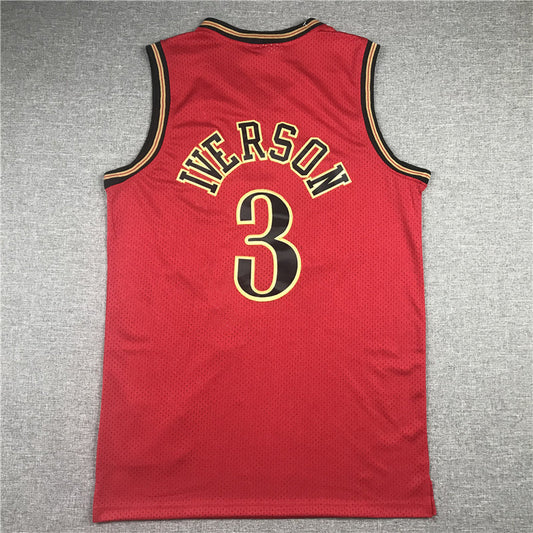 PHILADELPHIA 76ERS ALLEN IVERSON RED JERSEY