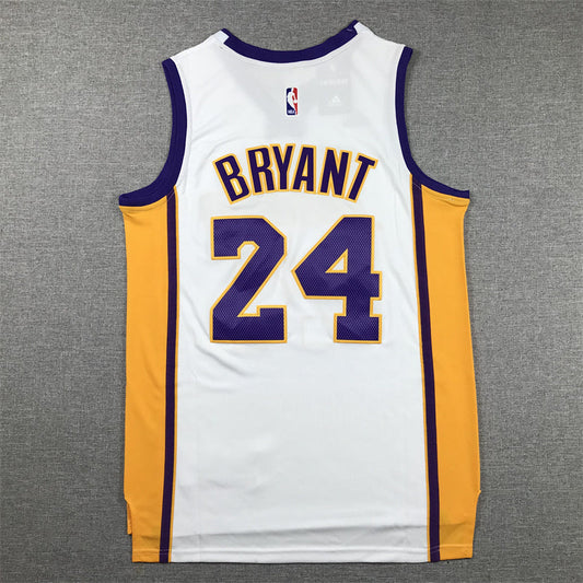LOS ANGELES LAKERS KOBE BRYANT WHITE JERSEY