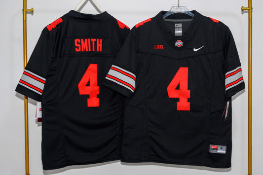 OHIO STATE BUCKEYES JEREMIAH SMITH BLACK JERSEY