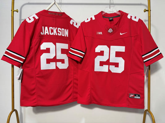 OHIO STATE BUCKEYES BO JACKSON RED JERSEY