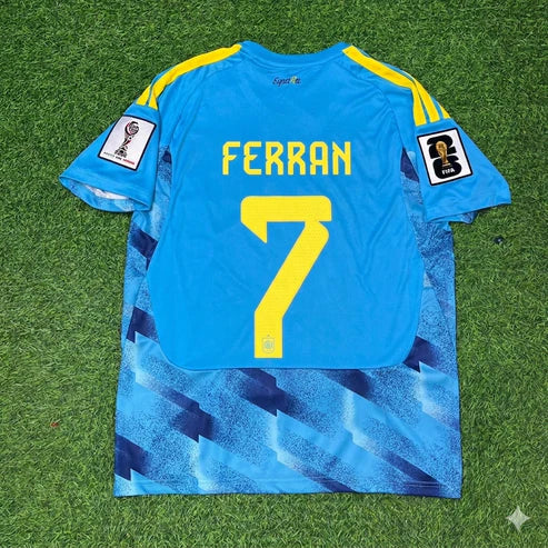 2026 WORLD CUP FERRAN TORRES TEAM SPAIN BLUE JERESEY
