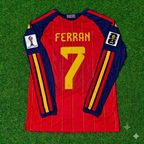 2026 WORLD CUP FERRAN TORRES TEAM SPAIN RED JERSEY