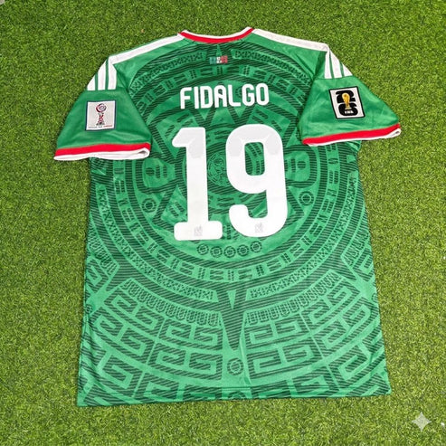 2026 WORLD CUP ALVARO FIDALGO TEAM MEXICO GREEN JERSEY