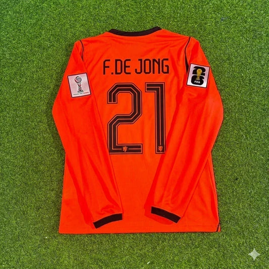 2026 WORLD CUP FRANKIE DE JONG TEAM NETHERLANDS ORANGE JERSEY