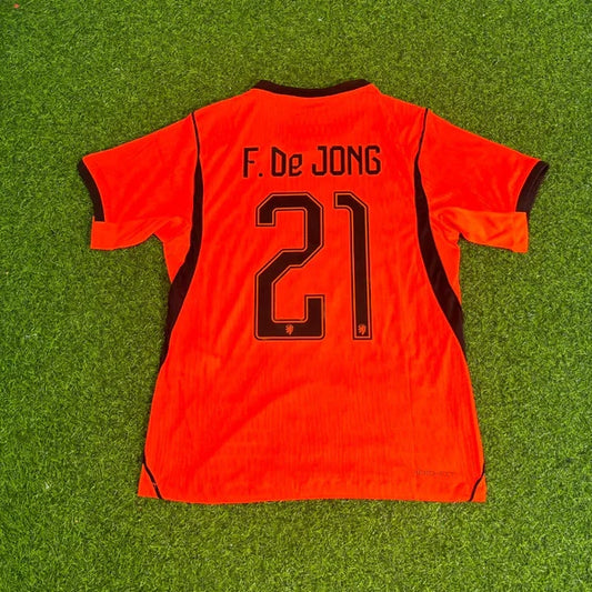 2026 WORLD CUP FRENKIE DE JONG TEAM NETHERLANDS ORANGE JERSEY