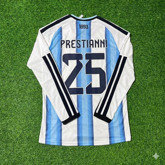 2026 WORLD CUP GIANLUCA PRESTIANNI TEAM ARGENTINA BLUE JERSEY