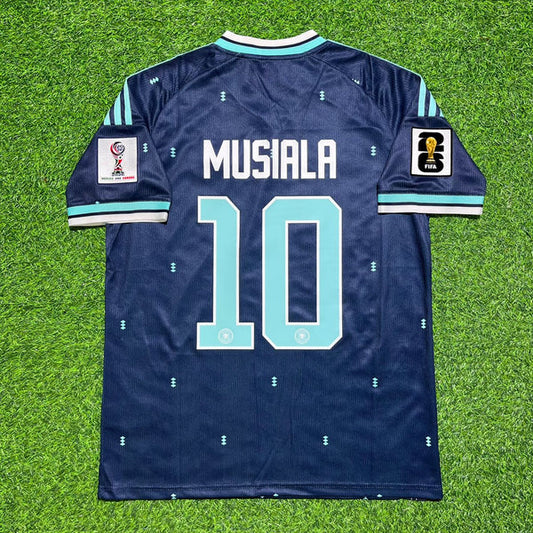 2026 WORLD CUP JAMAL MUSIALA TEAM GERMANY BLUE JERSEY