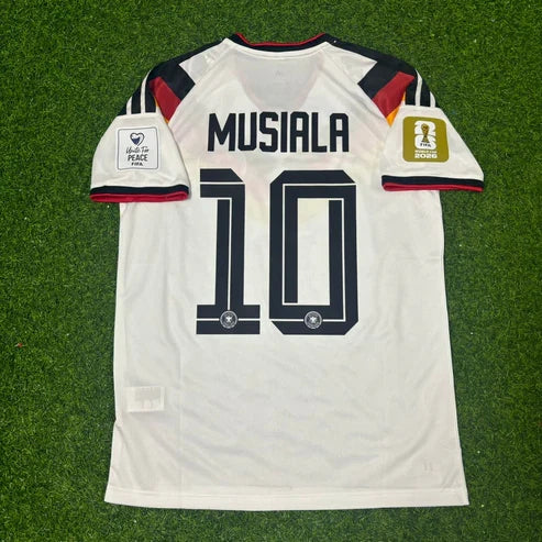 2026 WORLD CUP JAMAL MUSIALA TEAM GERMANY WHITE JERSEY