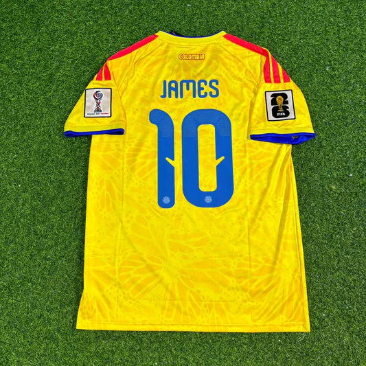 2026 WORLD CUP JAMES RODRIGUEZ TEAM COLOMBIA YELLOW JERSEY