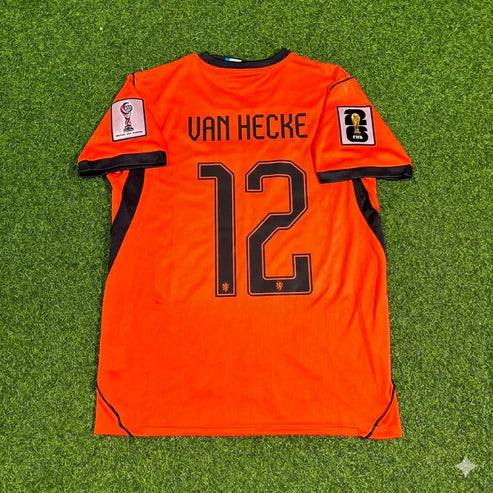2026 WORLD CUP JAN PAUL VAN HECKE TEAM NETHERLANDS ORANGE JERSEY