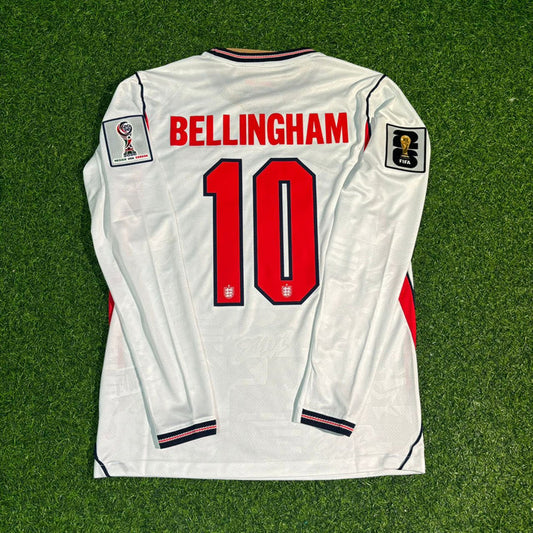 2026 WORLD CUP JUDE BELLINGHAM TEAM ENGLAND WHITE JERSEY