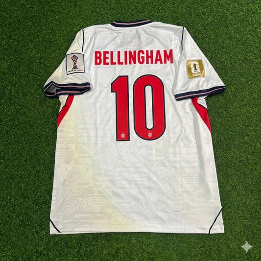 2026 WORLD CUP JUDE BELLINGHAM TEAM ENGLAND WHITE JERSEY