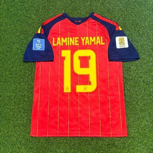 2026 WORLD CUP LAMINE YAMAL TEAM SPAIN RED JERSEY