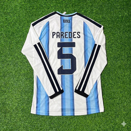 2026 WORLD CUP LEANDRO PAREDES TEAM ARGENTINA BLUE JERSEY