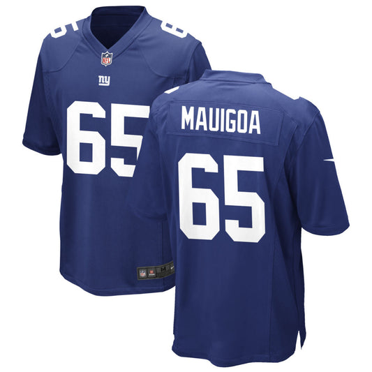 NEW YORK GIANTS FRANCIS MAUIGOA BLUE JERSEY