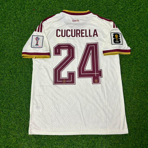 2026 WORLD CUP MARC CUCERELLA TEAM SPAIN WHITE JERESEY
