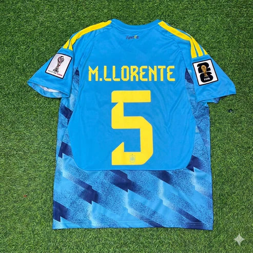 2026 WORLD CUP MARCOS LLORENTE TEAM SPAIN BLUE JERESEY